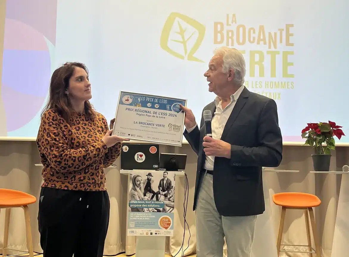 Remise du Prix régional de l'ESS 2024 à la Brocante Verte