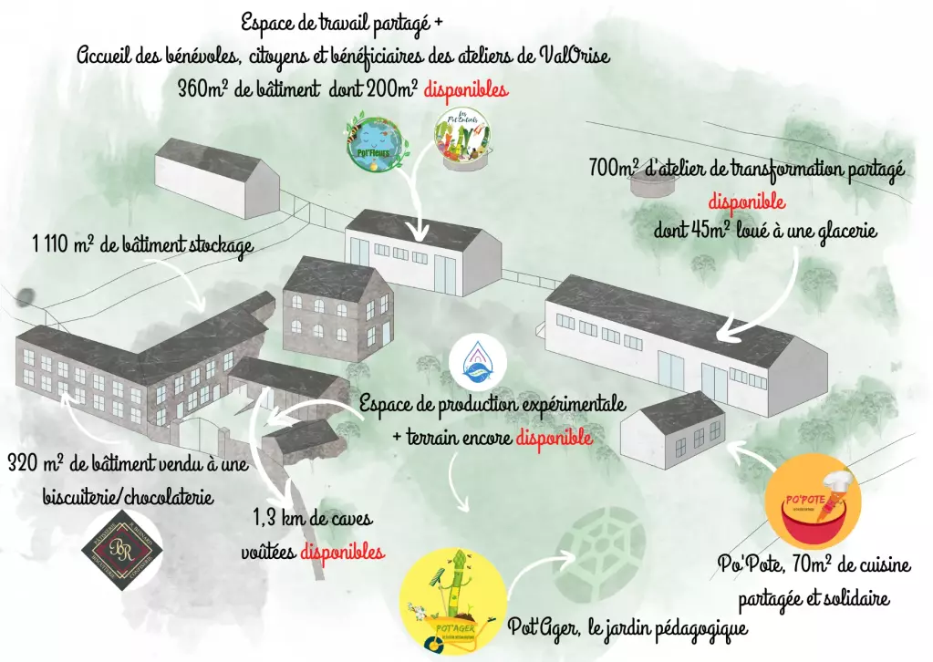 carte de l'éco-tiers-lieu