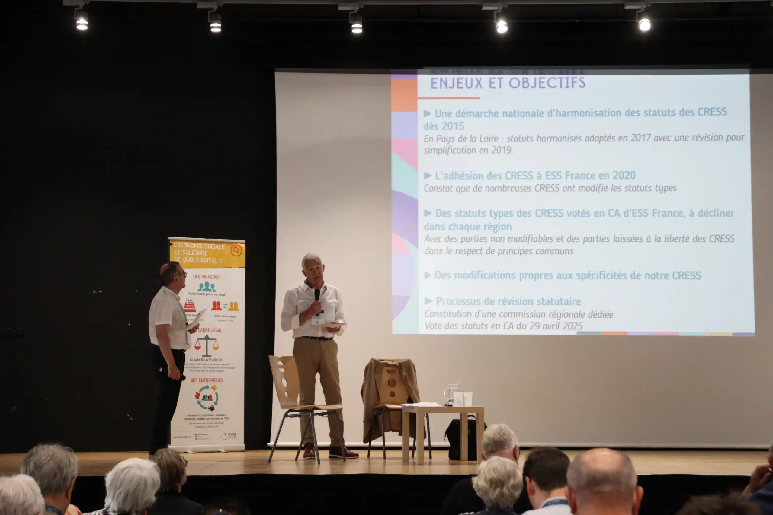 AG de la CRESS 2025 à Sablé-sur-Sarthe - révision statutaire