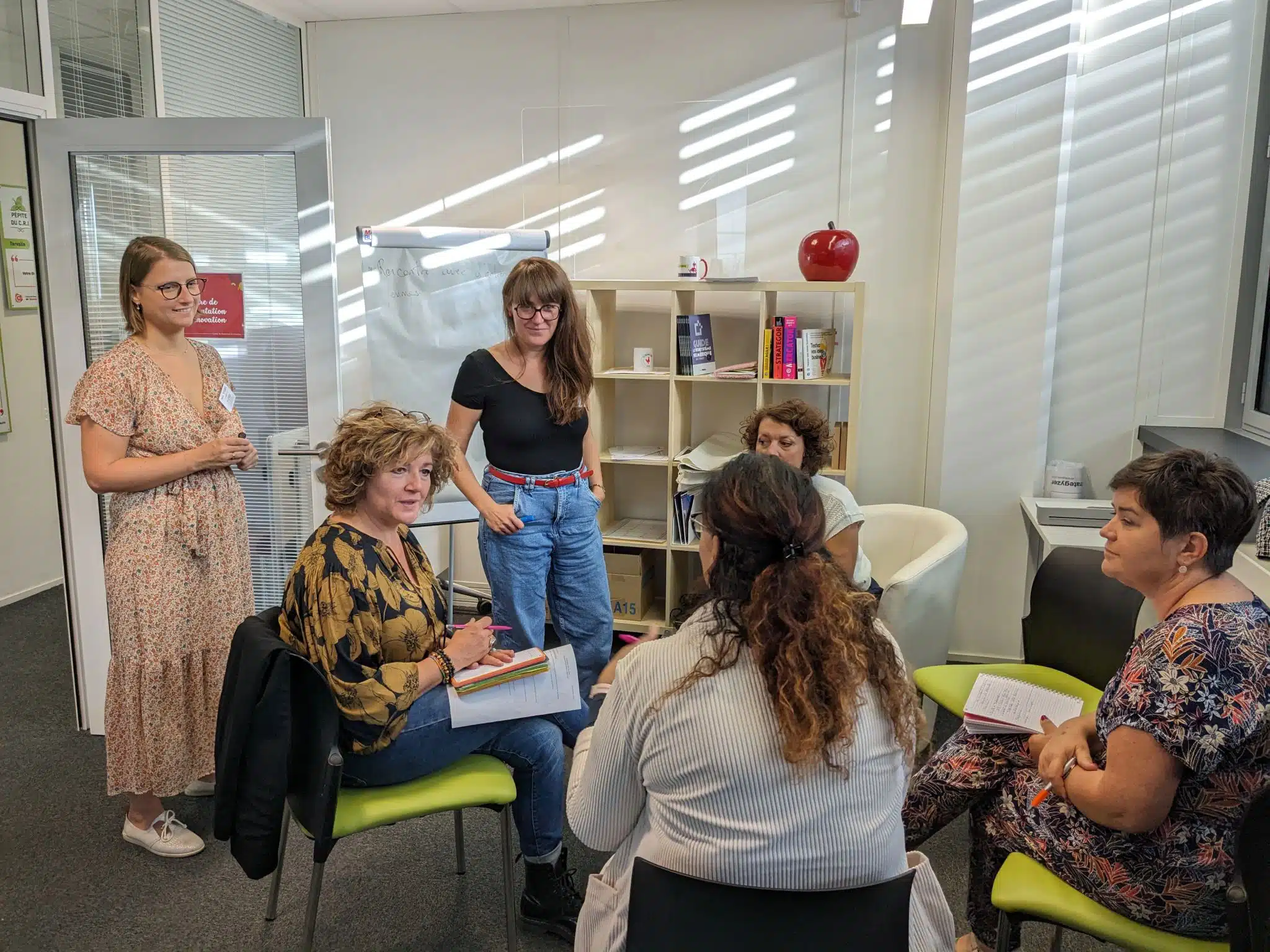 Atelier au Pôle ESS Vendée sur le sexisme avec Marie Teyssier en 2023