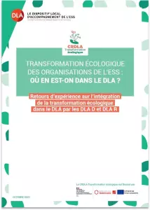 Transformation écologique des organisations : où en est-on dans le DLA ?