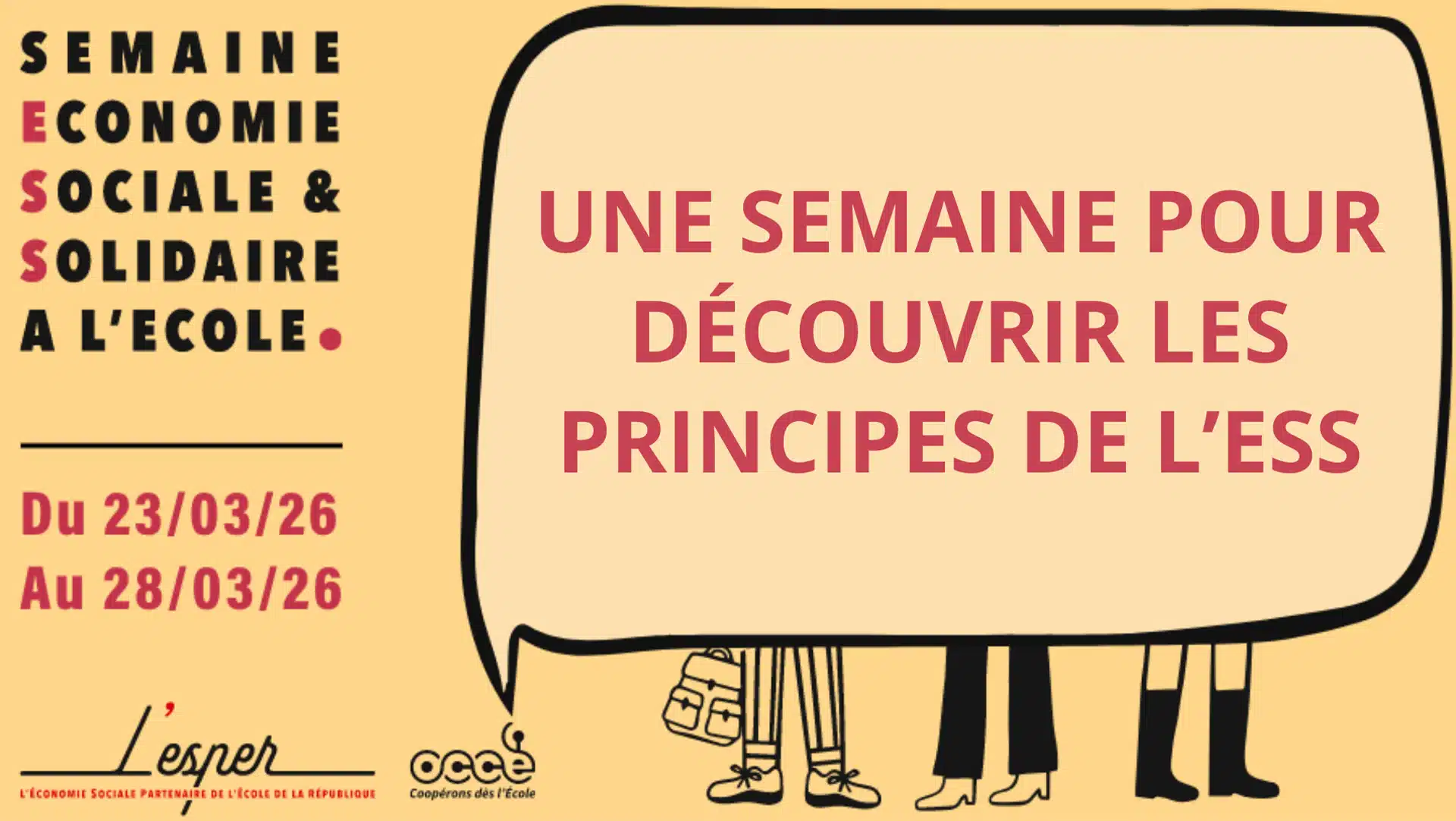 Inscrivez-vous à la 10ème Semaine de l’Économie Sociale et Solidaire à l’École