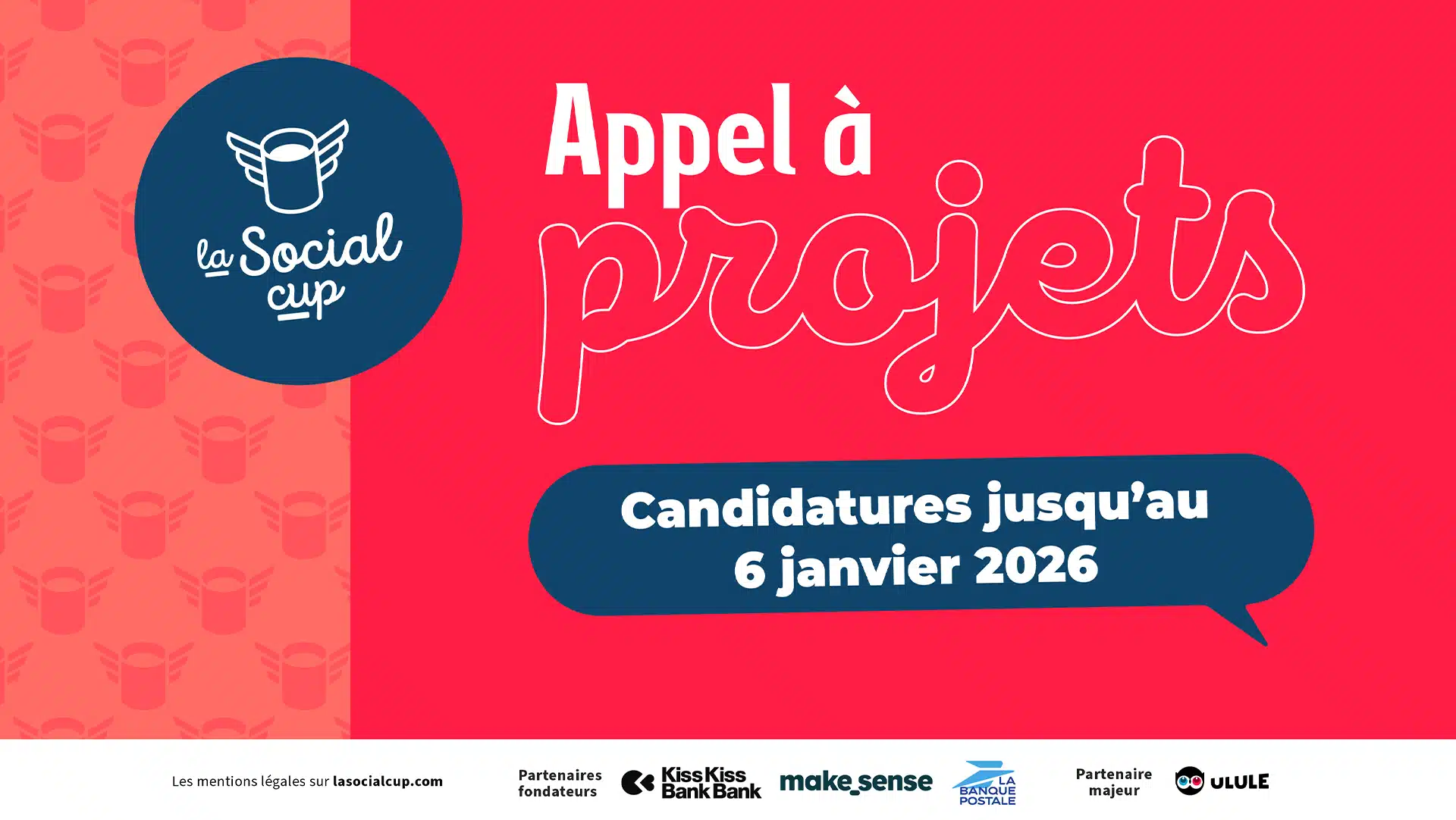 Jeunes porteurs de projet de l’ESS, tentez de remporter la Social Cup 2026 !