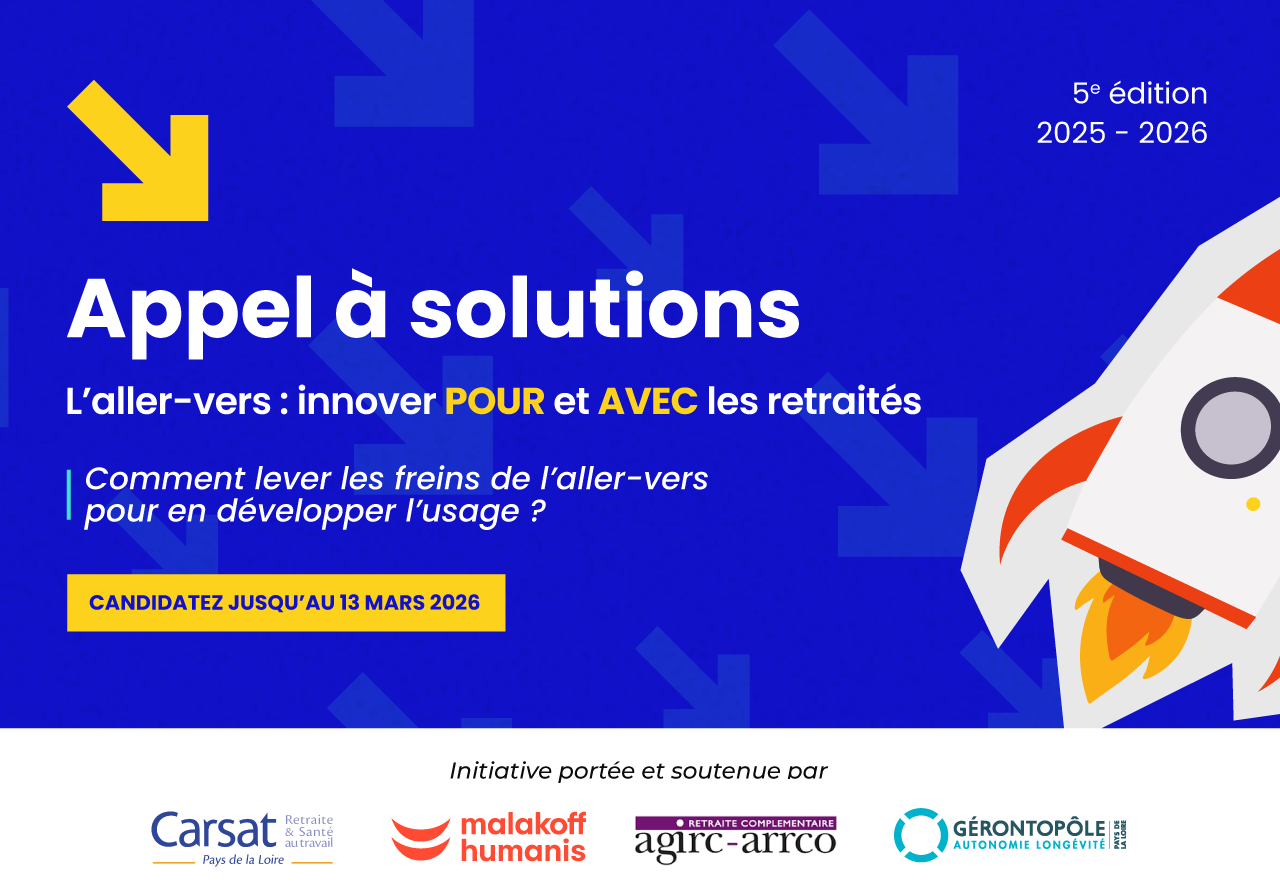 Appel à solutions : l’aller-vers, innover POUR et AVEC les retraités