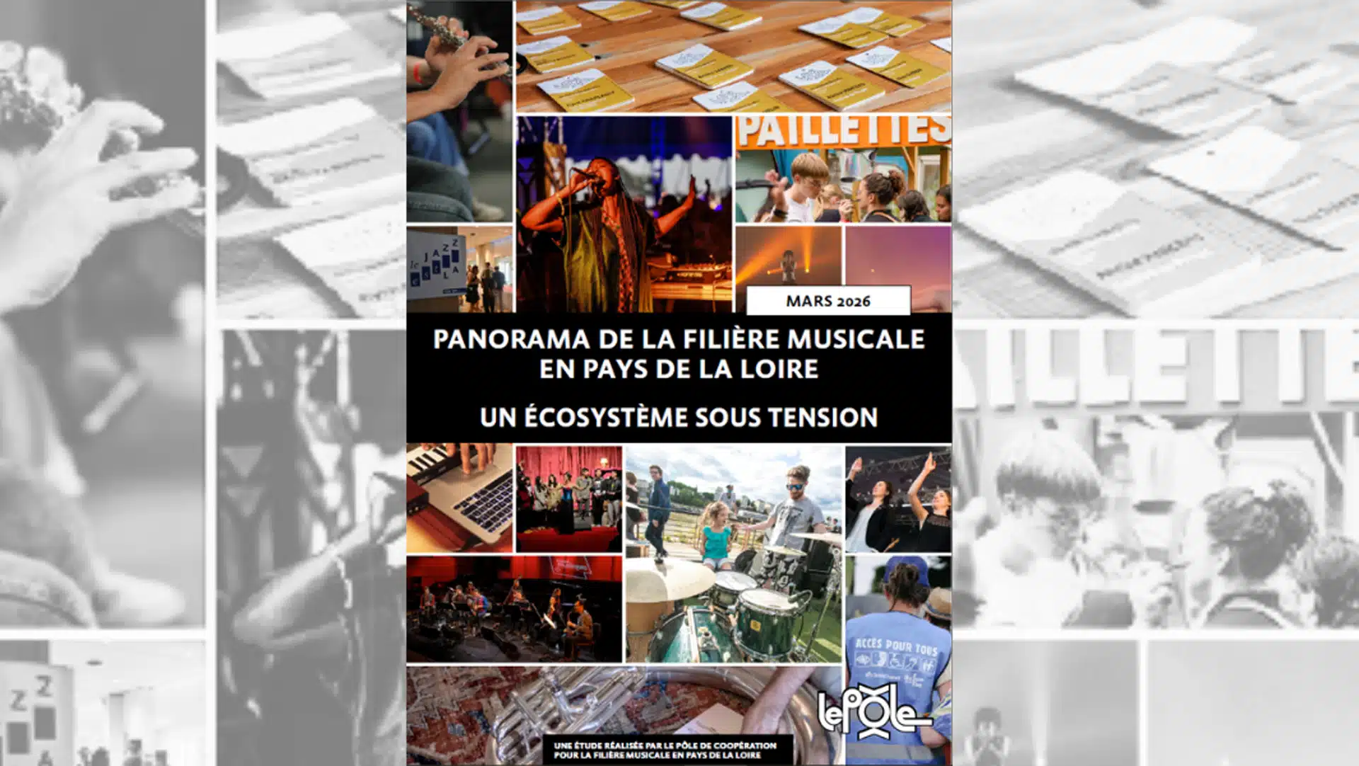 Le Pôle publie une nouvelle étude sur une filière musicale sous tension