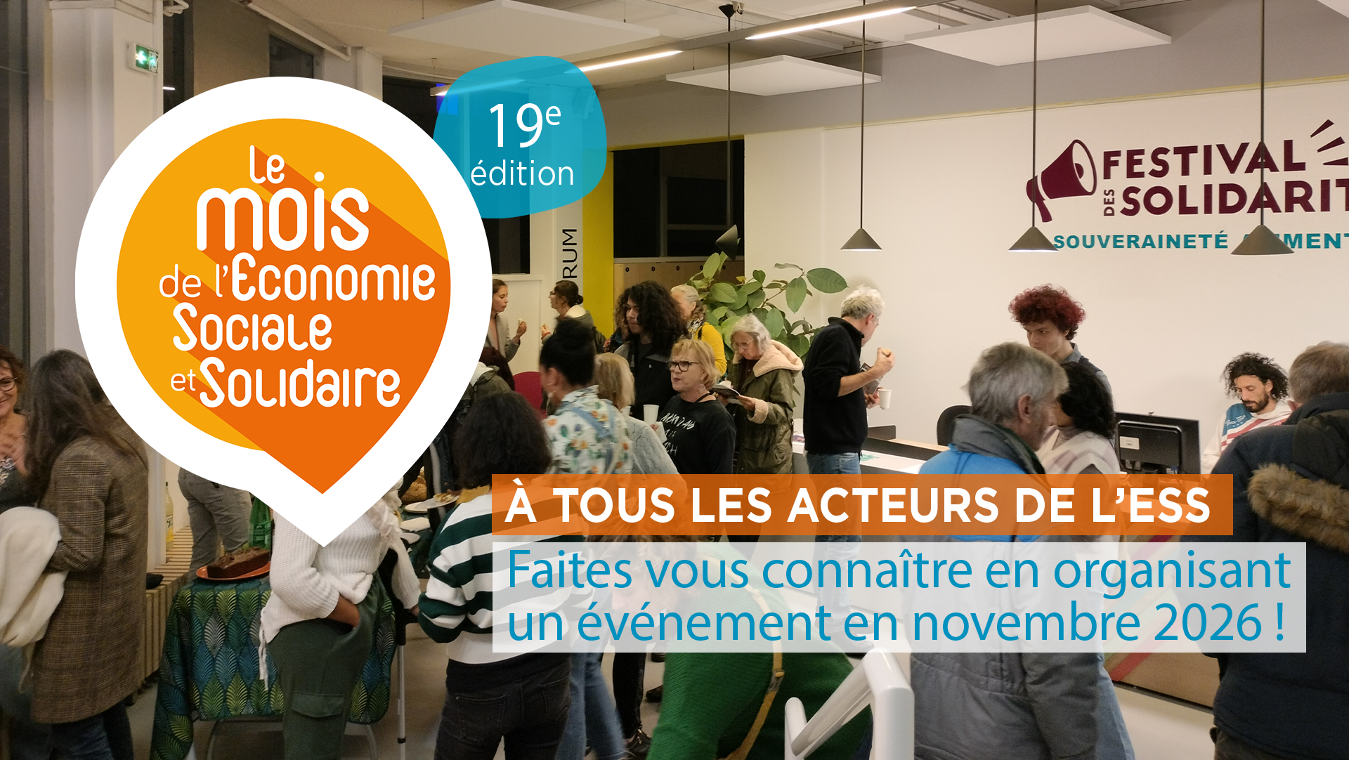 Tout pour réussir votre événement pendant le Mois de l’ESS 2026