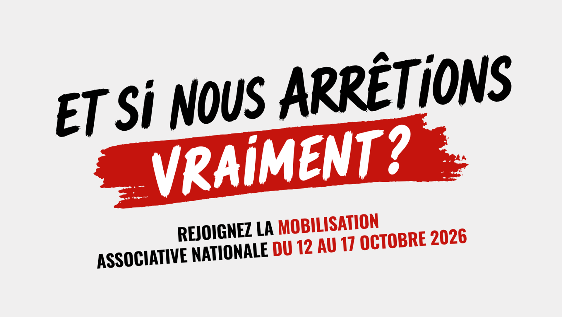 Et si nous arrêtions vraiment ? L’Uniopss appelle à la mobilisation partout en France